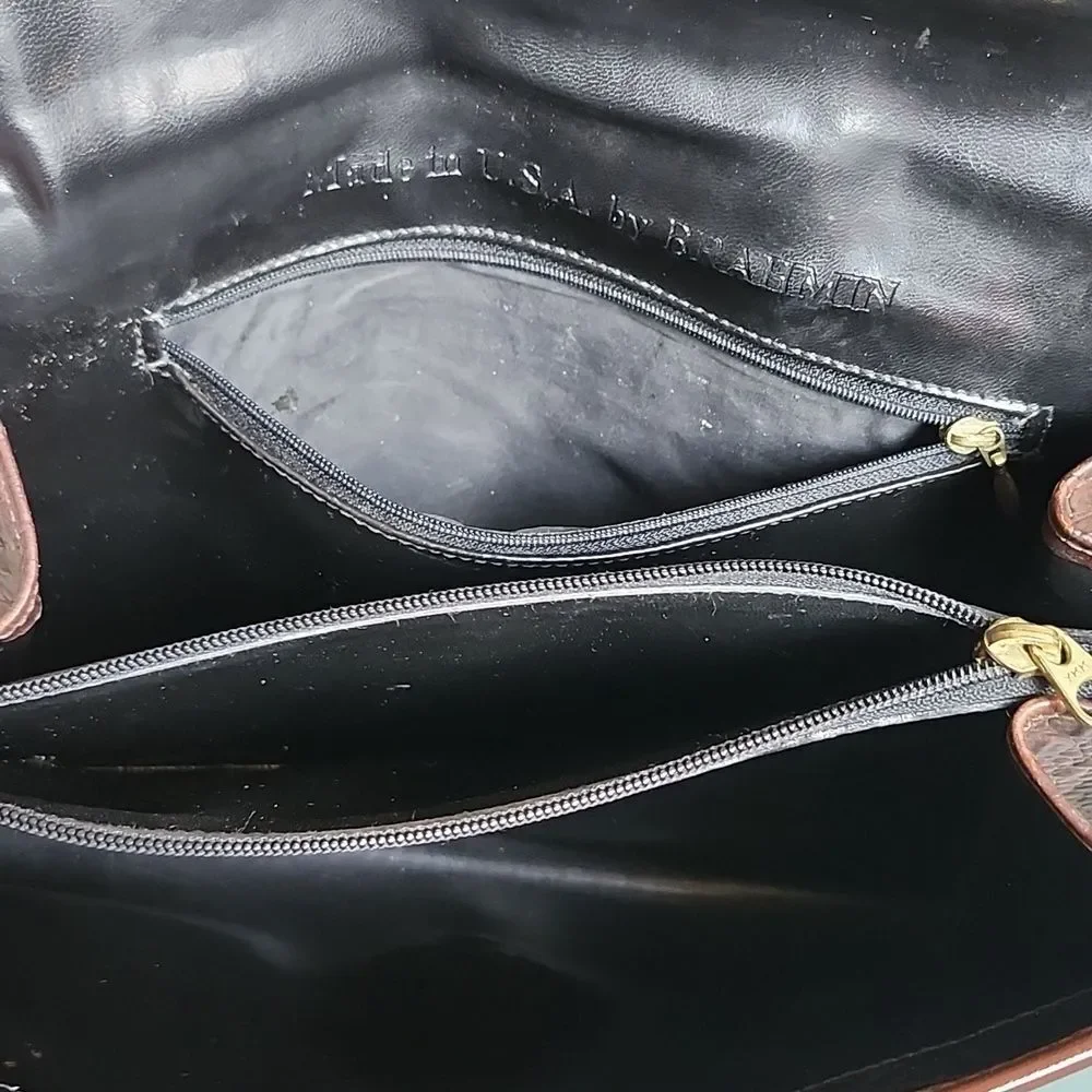 Brahmin Tuscany Vintage Americana Y2K Leather Bag In Excellent Condition